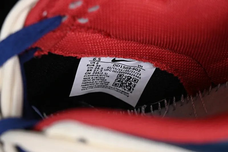 All categories Nk SB Dunk series Nk SB Dunk Low low-top sneakers Nk Dunk Low Retro customized version of deconstructed strappy low-top casual sneakers DD1503-602
